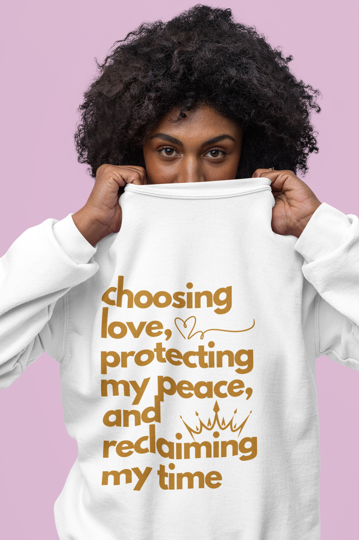 Black Women Opting Out, Love and Peace Crewneck Sweatshirt, Spread Positivity, Unisex and Unity Sweatshirt, Peaceful Vibes Sweatshirt