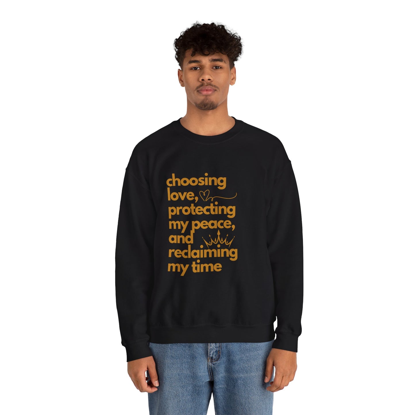 Black Women Opting Out, Love and Peace Crewneck Sweatshirt, Spread Positivity, Unisex and Unity Sweatshirt, Peaceful Vibes Sweatshirt